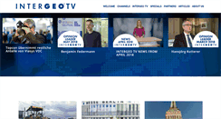 Desktop Screenshot of intergeo-tv.com